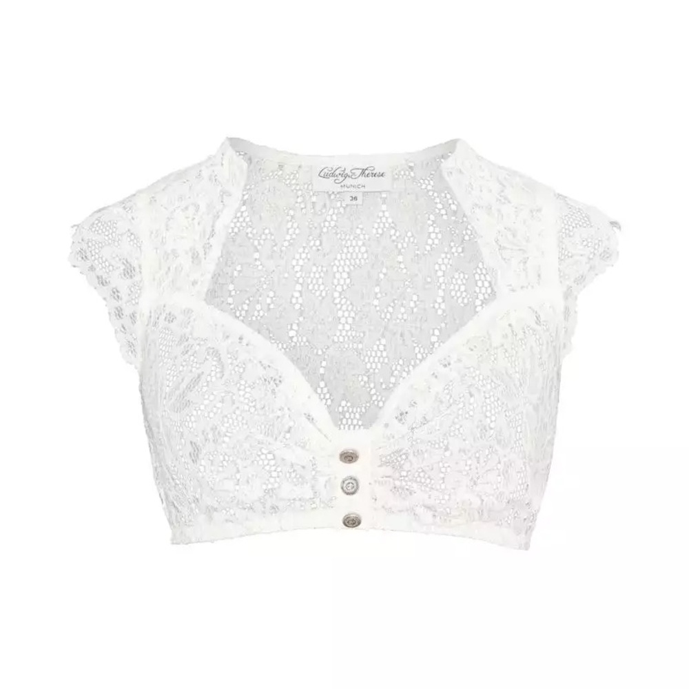 Lace Dirndl Blouse for Oktoberfest